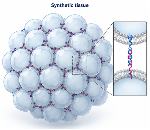 Formation of assembloids by DNA-mediated synthetic cell self-assembly